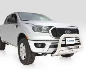 LUND Bull Bar with LED Light Bar Stainless Steel